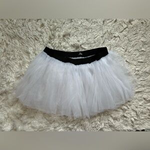 White ballerina style athletic cosplay skirt